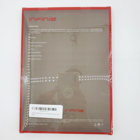 For Apple iPad Air 2 Case Cover Gold NEW sealed in box - Picture 2 of 6